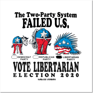 Vote Libertarian Party 2020 Posters and Art